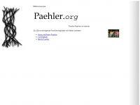 paehler.org Webseite Vorschau