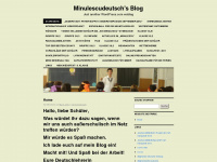 minulescudeutsch.wordpress.com Webseite Vorschau