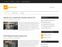 artquotes.net Webseite Vorschau