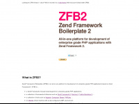 zf-boilerplate.com Webseite Vorschau