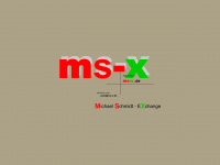 ms-x.de Webseite Vorschau