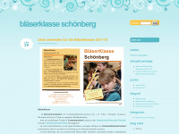 blaeserklasseschoenberg.wordpress.com Webseite Vorschau