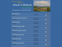urlaub-in-blaibach.de Webseite Vorschau