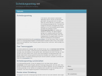 scheidungsantrag.net Webseite Vorschau