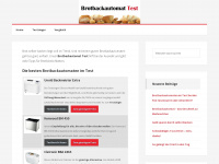 brotbackautomat-tests.de Webseite Vorschau