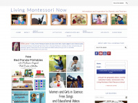 livingmontessorinow.com Webseite Vorschau