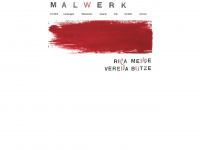 malwerk.org Webseite Vorschau