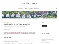 amolsch.com Webseite Vorschau