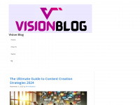 visionblog.org Webseite Vorschau