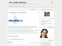 srilankanotizen.wordpress.com Webseite Vorschau
