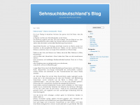sehnsuchtdeutschland.wordpress.com Webseite Vorschau
