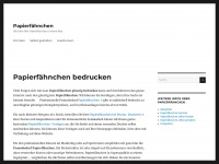 papierfaehnchen.info Webseite Vorschau