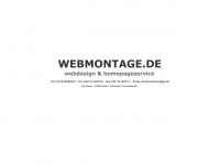 webmontage.de Webseite Vorschau