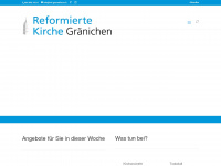 ref-graenichen.ch Webseite Vorschau
