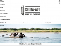 shona-art-shop.com Webseite Vorschau