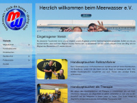 meerwasserverein.net Webseite Vorschau