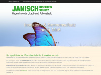 janisch-insektenschutz.de Webseite Vorschau