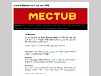 mectub.de Webseite Vorschau