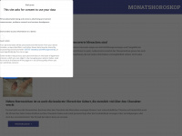 monatshoroskop.net Webseite Vorschau