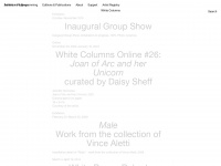 whitecolumns.org Webseite Vorschau