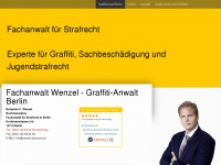 graffiti-anwalt.de Webseite Vorschau