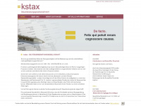 kstax.biz Webseite Vorschau