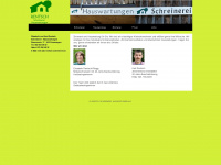 rentsch-schreinerei.ch Webseite Vorschau