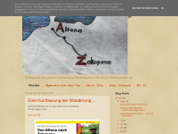 fernwanderung.blogspot.com Webseite Vorschau