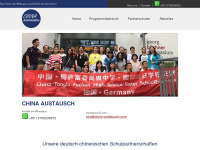 china-austausch.com Webseite Vorschau