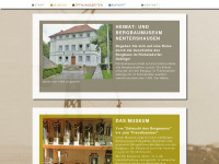 bergbaumuseum-nentershausen.de Webseite Vorschau