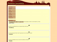 pension-dresden.eu Webseite Vorschau