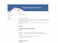 bridgeverein-kassel.de Webseite Vorschau