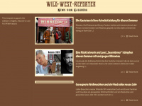 wild-west-reporter.com Webseite Vorschau