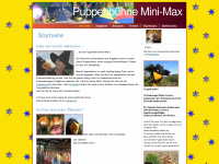 puppenbuehne-mini-max.de Webseite Vorschau