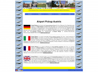 airportpickup.at Webseite Vorschau