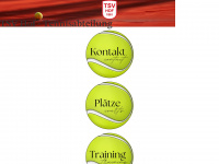 tsv-hof-tennis.de Webseite Vorschau