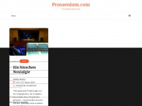 proszenium.com Webseite Vorschau