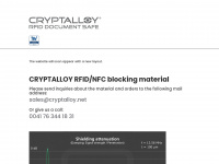 cryptalloy.net Webseite Vorschau