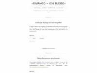 rimango.wordpress.com Webseite Vorschau
