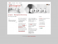 proapto.de Webseite Vorschau