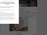 hamster-haltung.com Webseite Vorschau