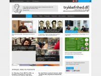 trykkefrihed.dk Webseite Vorschau