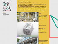 kunstlehrstuhl-bbb.ch Webseite Vorschau