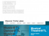 trinitylaban.ac.uk Webseite Vorschau