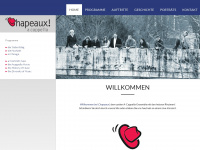 chapeaux.org Webseite Vorschau