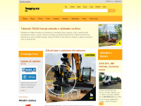 bagry.cz Webseite Vorschau