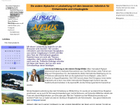 alpbachnews.info Webseite Vorschau