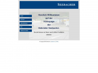 seebacher.biz Webseite Vorschau