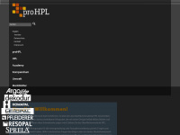 pro-hpl.org Webseite Vorschau