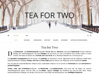 teafortwo.org Webseite Vorschau